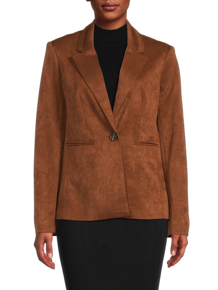 Однобортный пиджак T Tahari, цвет Mesa Brown цена и фото