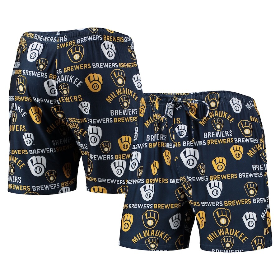 

Шорты Concepts Sport Milwaukee Brewers, нави