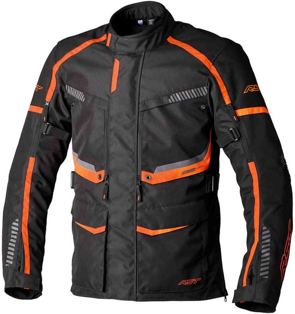 Мотоциклетная текстильная куртка Maverick Evo RST, черный/оранжевый сумки utv maverick x3 для передней боковой двери съемный нейлоновый наколенник защита для can am maverick x3 xds 1x max xrs turbo 2017 2022