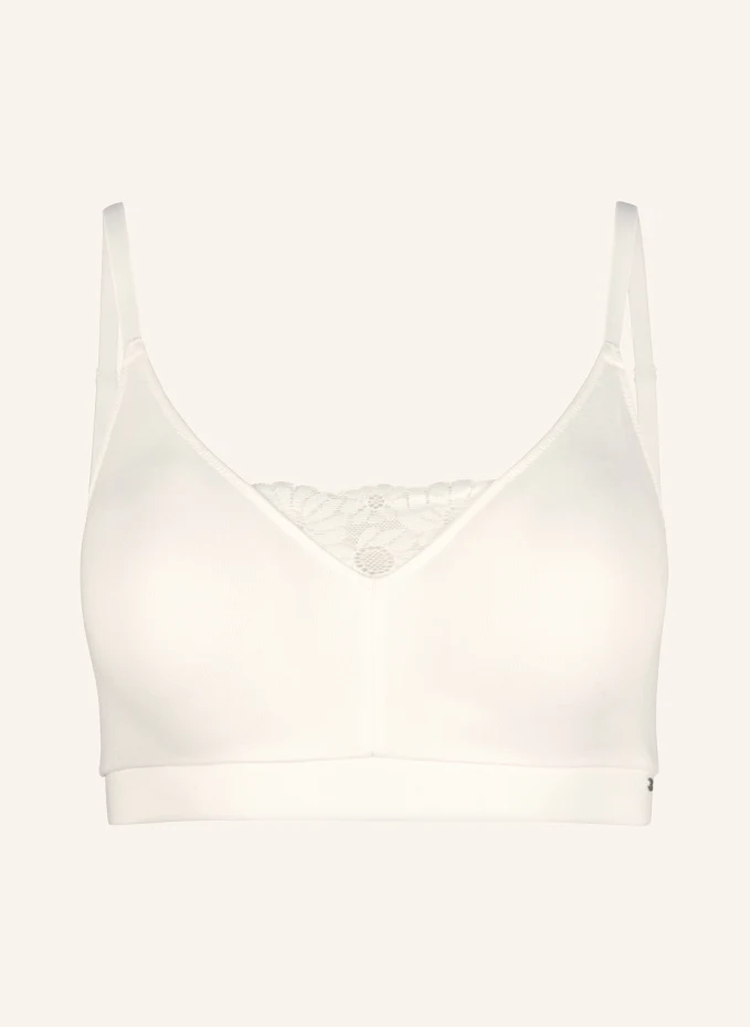 

Треугольный бюстгальтер every day in cotton lace Skiny, белый