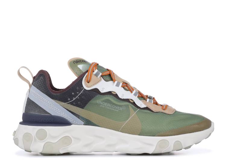 

Кроссовки Nike UNDERCOVER X REACT ELEMENT 87 'GREEN MIST', зеленый, Зеленый;серый