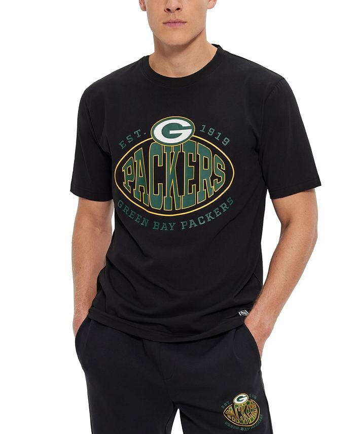 

Мужская футболка BOSS x NFL Hugo Boss, цвет Charcoal