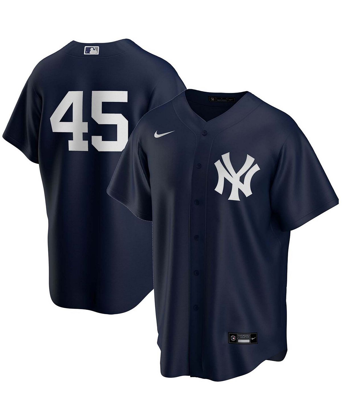 

Мужская футболка с альтернативной копией имени игрока Gerrit Cole Navy New York Yankees Nike