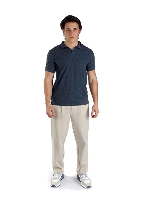 

Мужская футболка-поло индиго 242 LCM 242030 POXLA INDİGO Lee Cooper, индиго