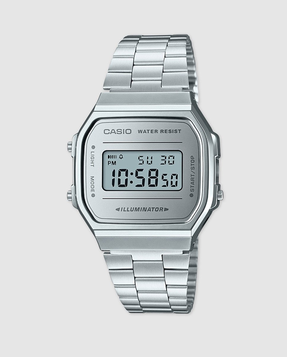 

Casio Collection A168WEM-7EF Женские часы из стали с зеркальным циферблатом Casio, серебро