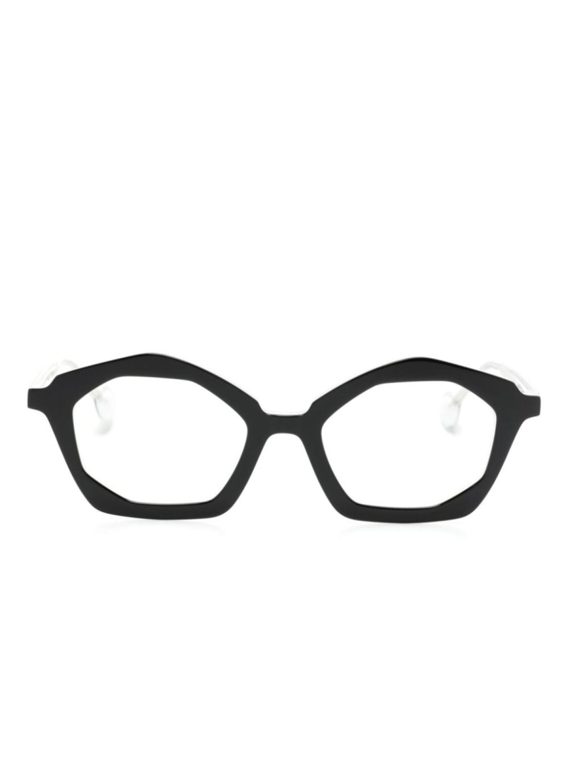 

L.A. EYEWORKS очки Bucatini в геометричной оправе, черный