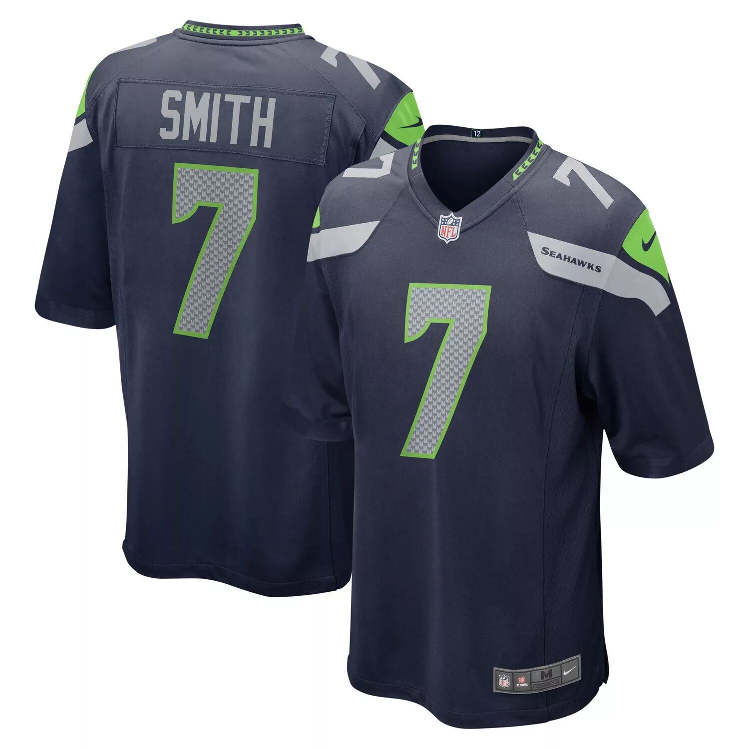 

Мужская игровая майка Geno Smith College Navy Seattle Seahawks Game Джерси Nike