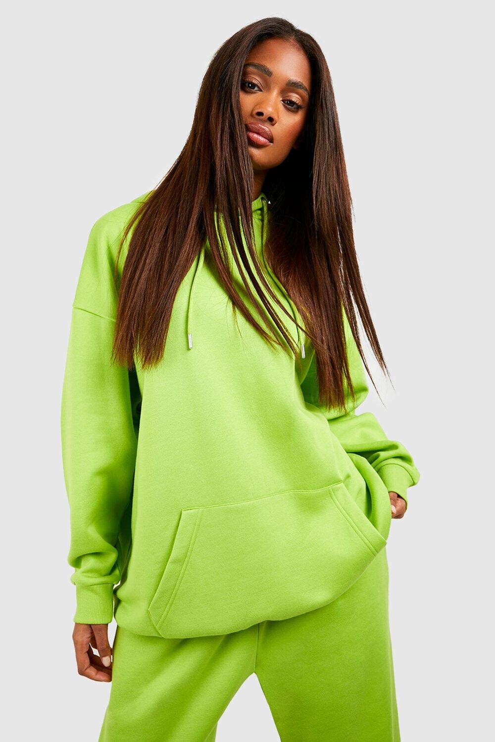 

Базовое худи оверсайз Boohoo, лаймовый