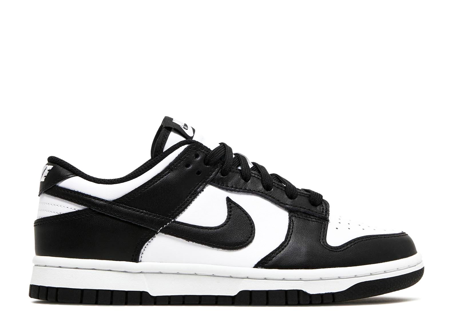 Кроссовки Nike Wmns Dunk Low 'Black White', черный кроссовки nike wmns dunk low black white черный белый