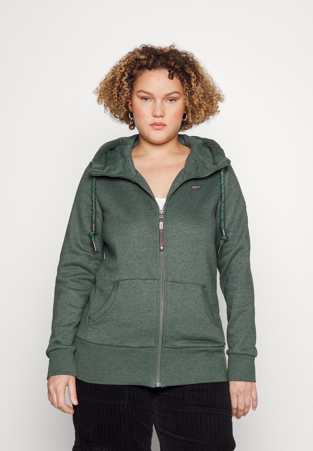 

Толстовка на молнии Ragwear Plus, темно-оливковый