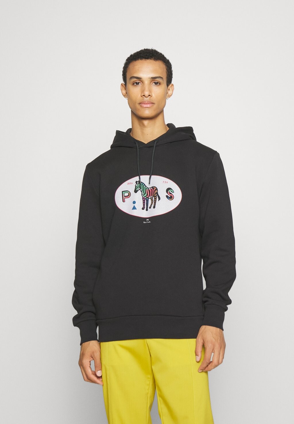 

Толстовка с капюшоном HOODY ZEBRA OVAL PS Paul Smith, черный