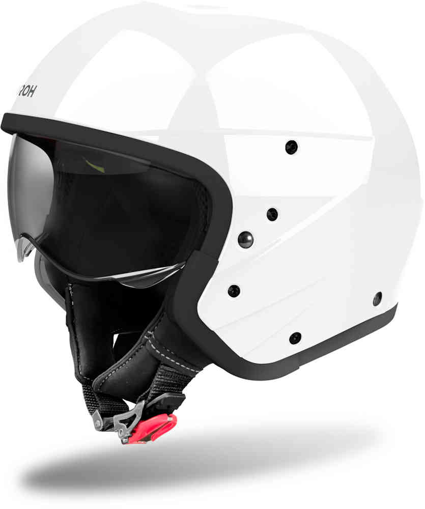 J110 Цветной реактивный шлем Airoh, белый цветной реактивный шлем h 20 airoh белый