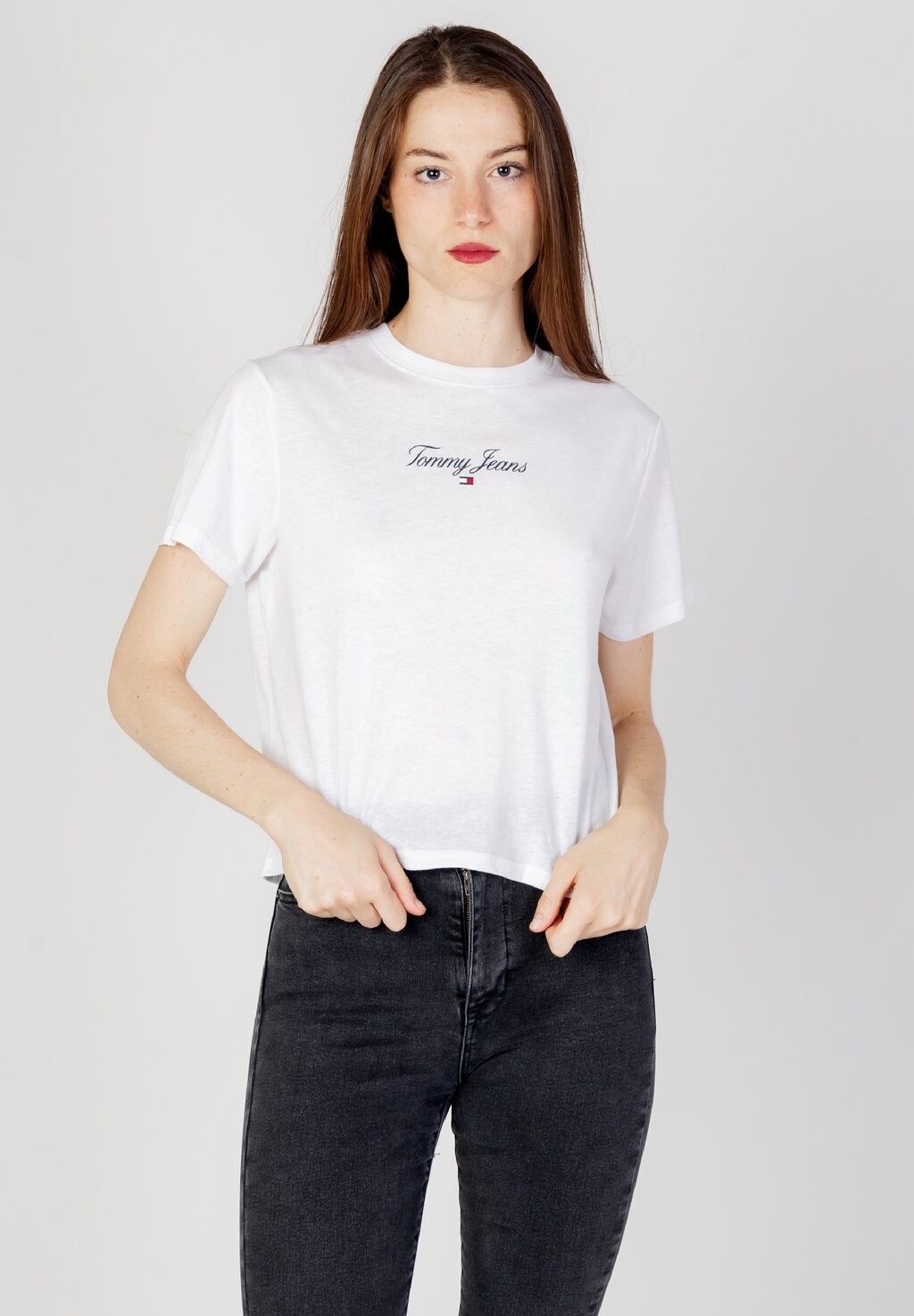 

Футболка с принтом Tommy Jeans, белый