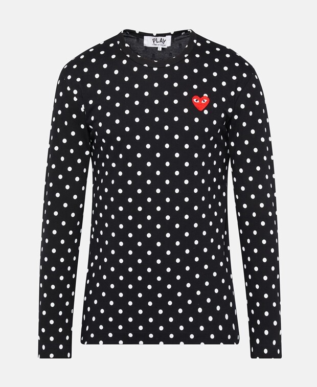 

Топ с длинными рукавами Comme des Garçons, черный