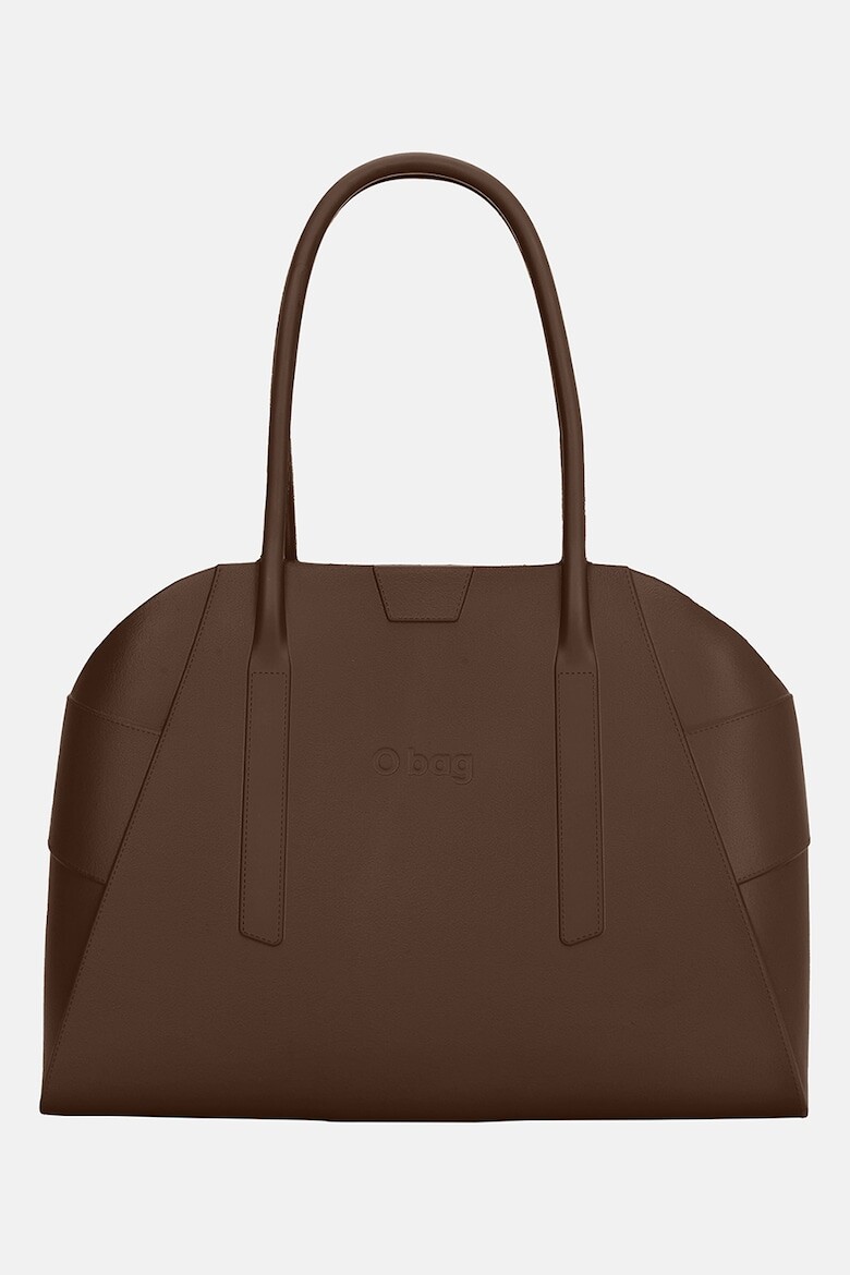 

Сумка через плечо с тисненым логотипом O Bag, коричневый