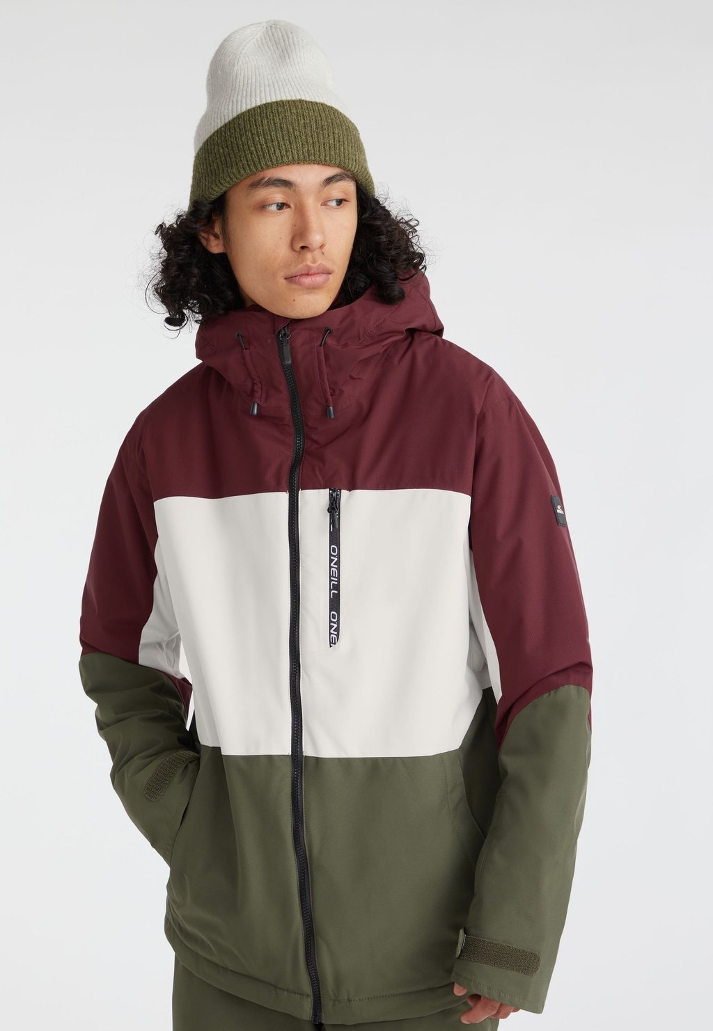 Куртка для сноуборда Carbonite O'Neill, цвет windsor wine colour block