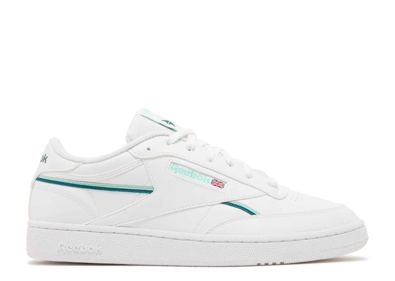 

Кроссовки Reebok Club C 85 Vegan 'White Hint Mint', белый