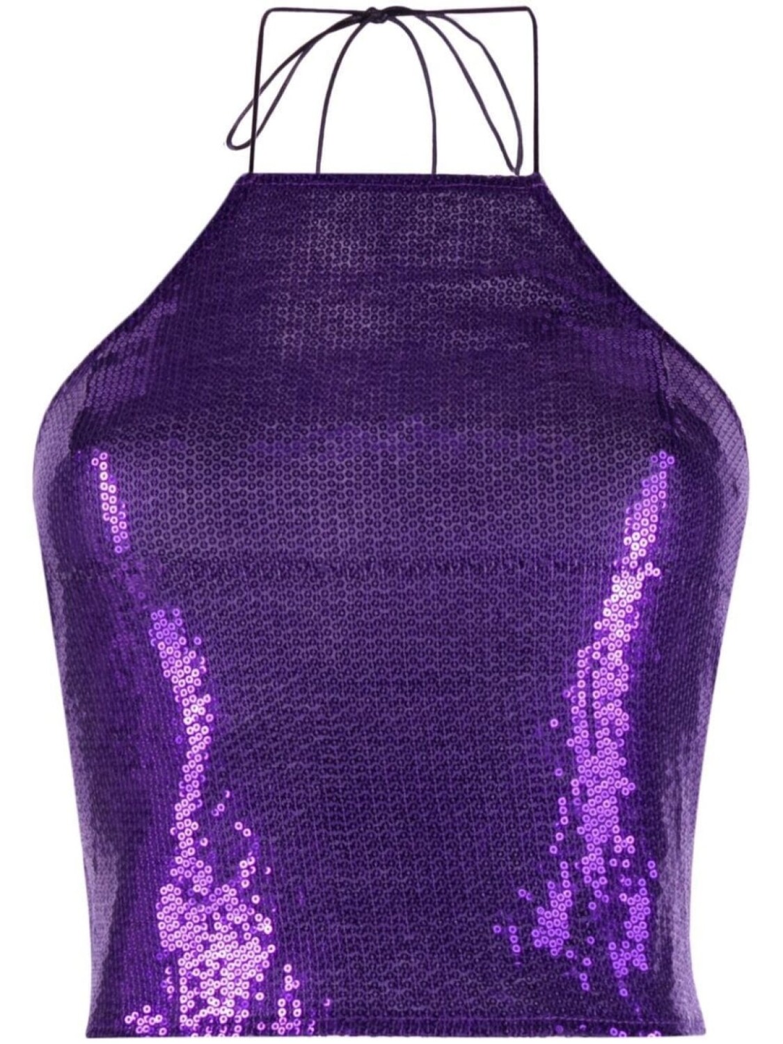 

Atu Body Couture укороченный топ с вырезом халтер, фиолетовый