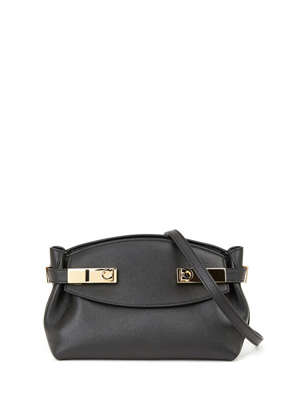 

Hug черная женская кожаная сумка Ferragamo