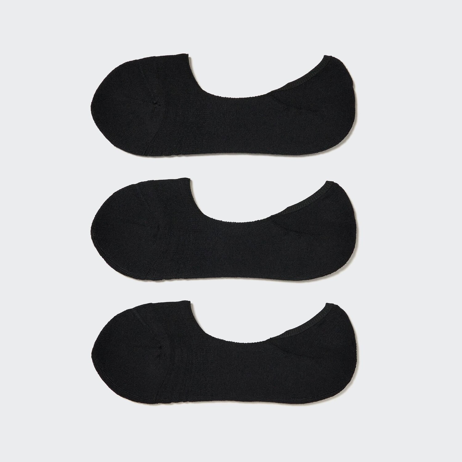 

Невидимые носки (3 пары) UNIQLO, черный