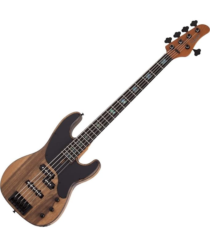 Басс гитара Schecter Model-T 5 String Exotic Bass Black Limba цена и фото