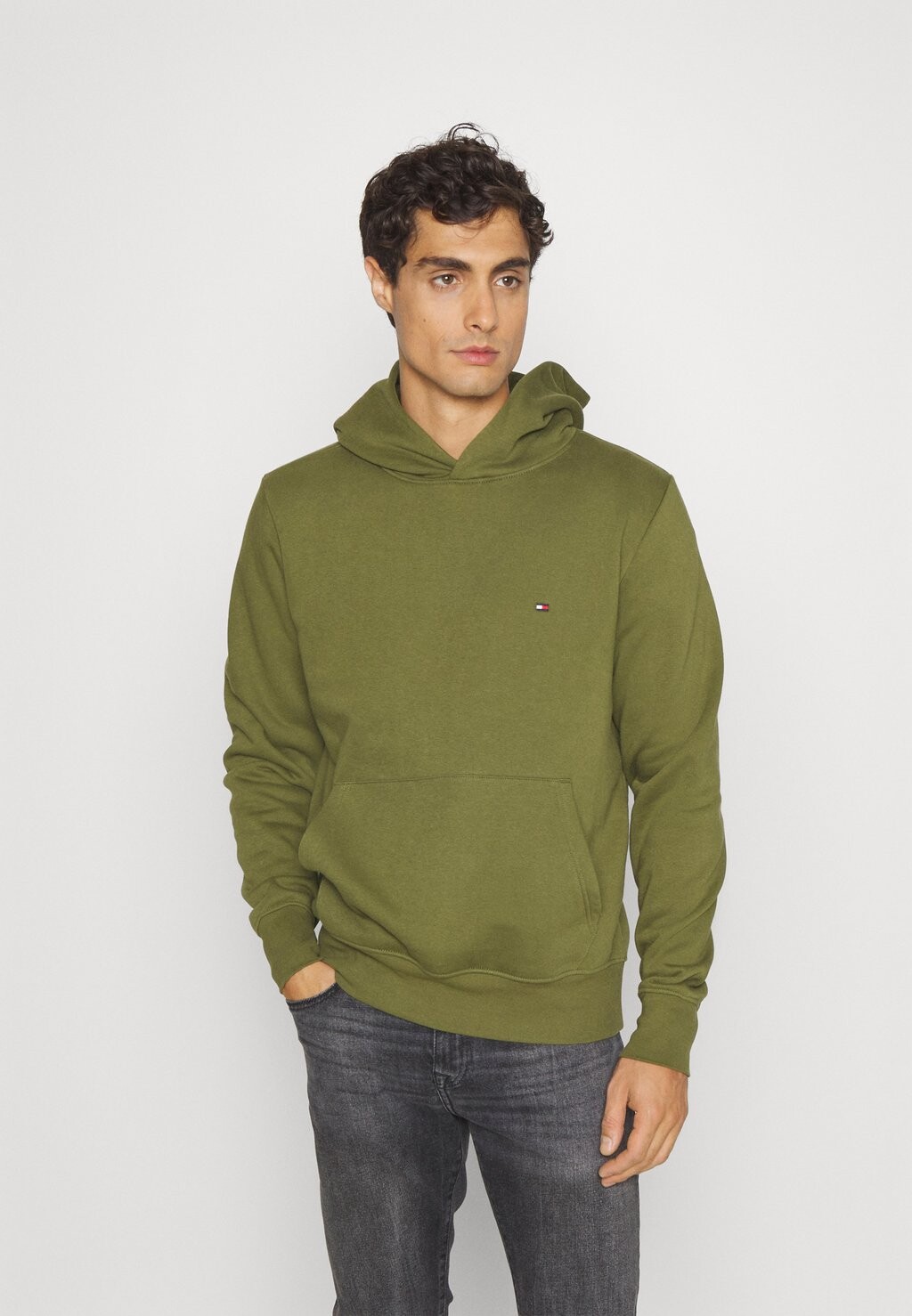 

Толстовка FLAG LOGO HOODY Tommy Hilfiger, паттинг-зеленый