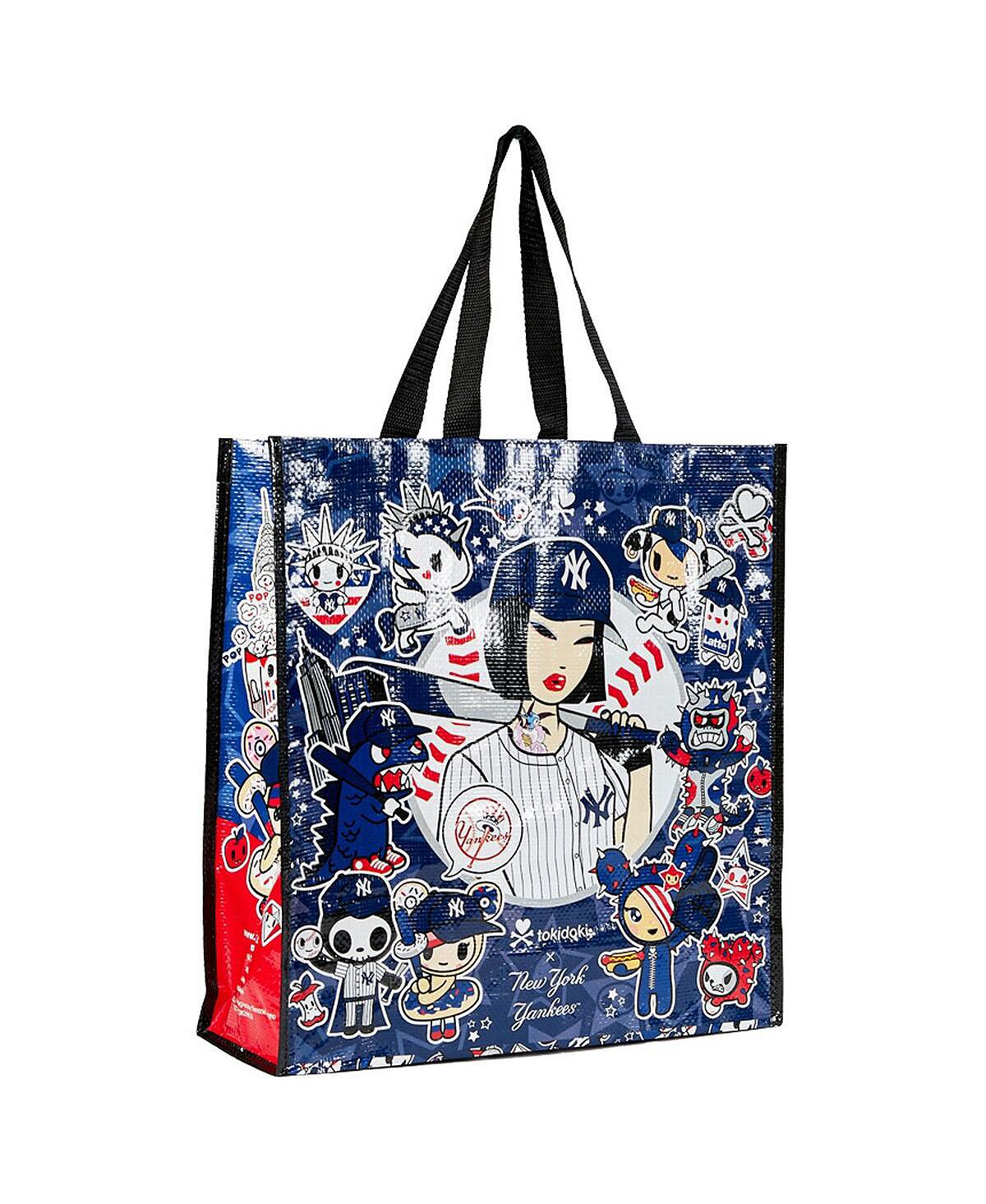 

Женская виниловая большая сумка New York Yankees Tokidoki, синий