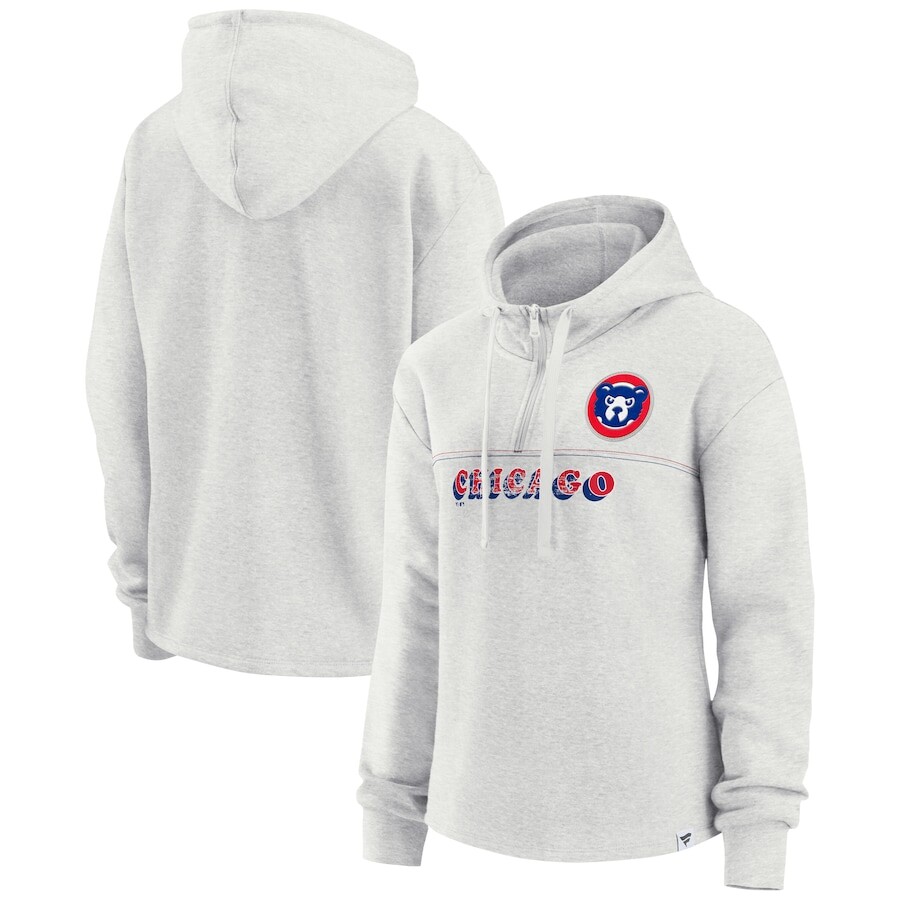 

Толстовка на молнии Fanatics Branded Chicago Cubs, серый