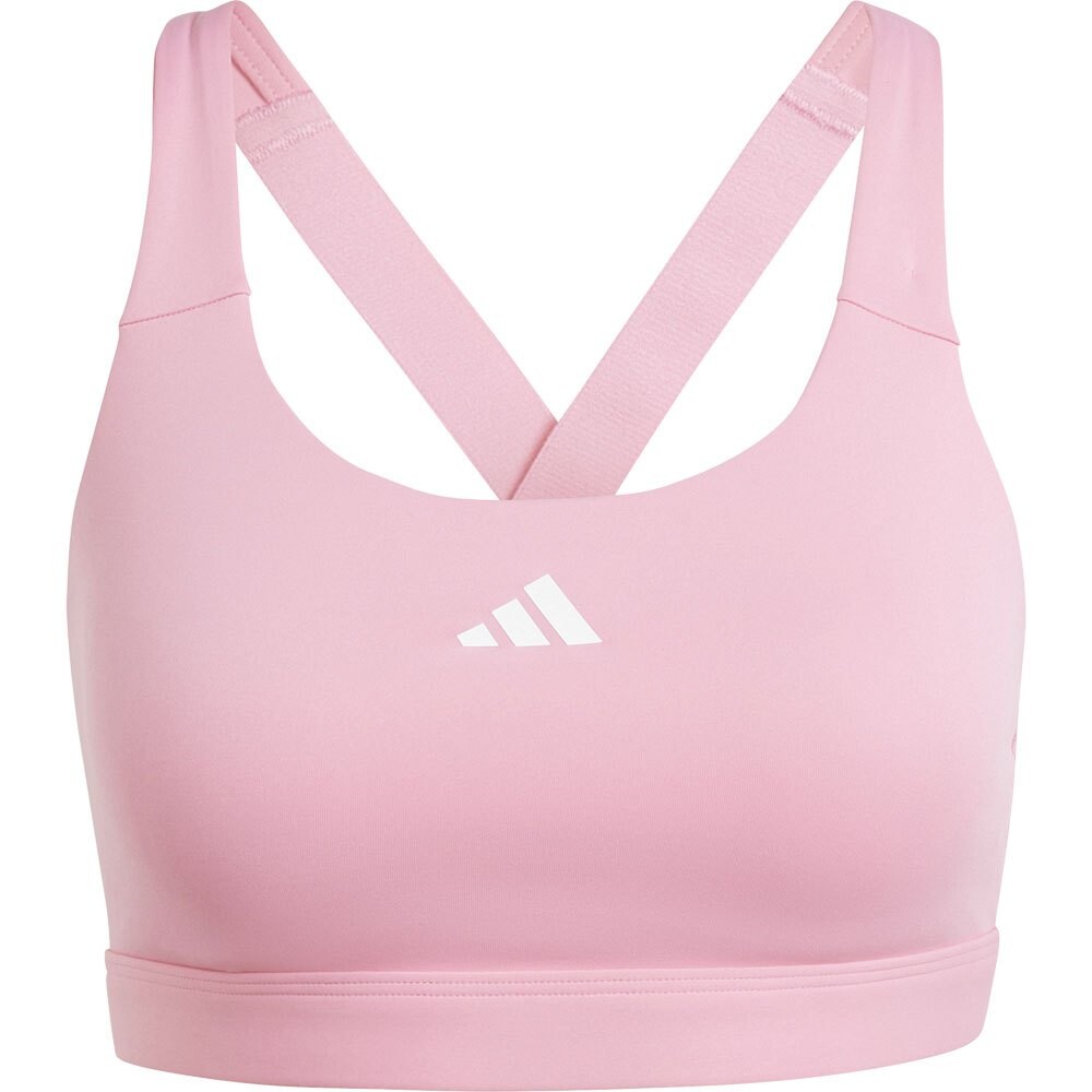 

Спортивный бюстгальтер adidas Tlrdrct HS, розовый