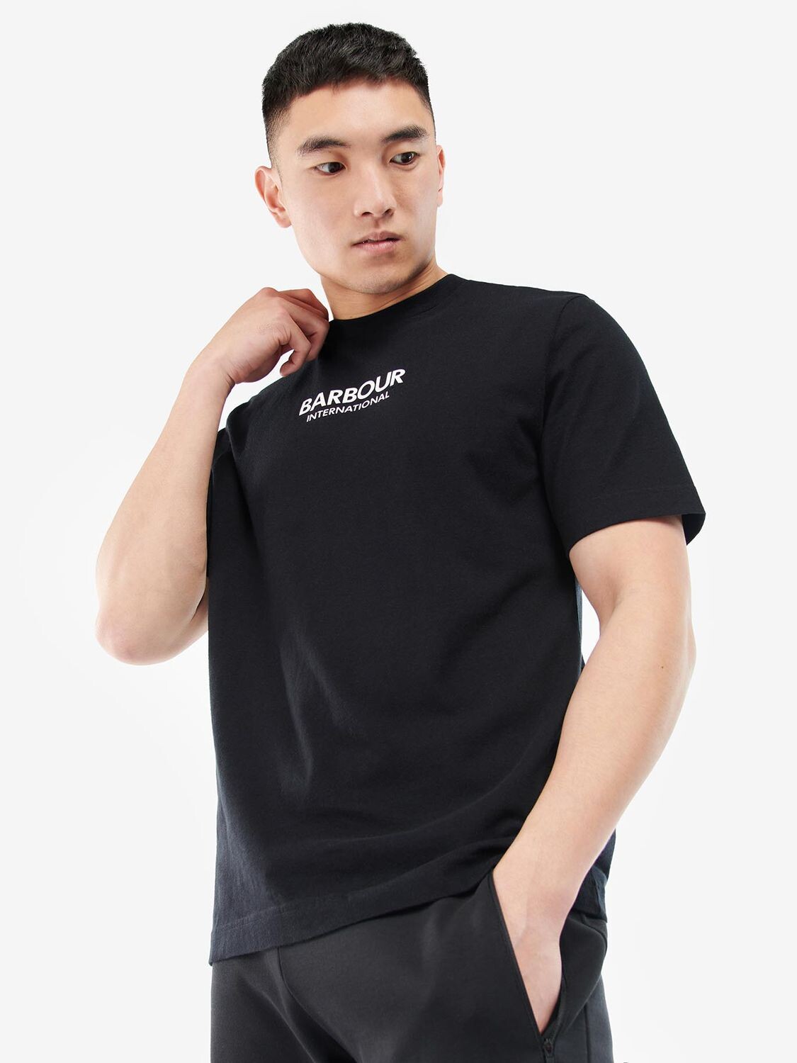 

Футболка Barbour International Formula Logo Crew, черная