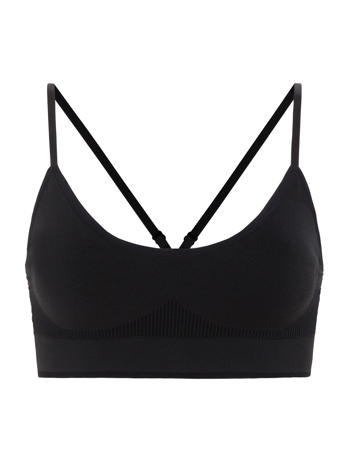 Бюстье adidas Bralette Sport Active Contour Seamless, черный