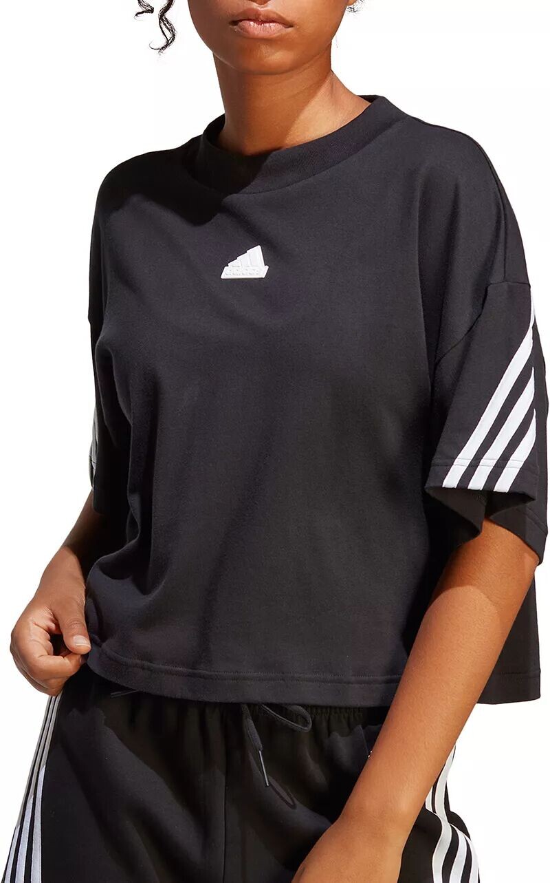 

Женская футболка с 3 полосками Adidas Future Icons, черный