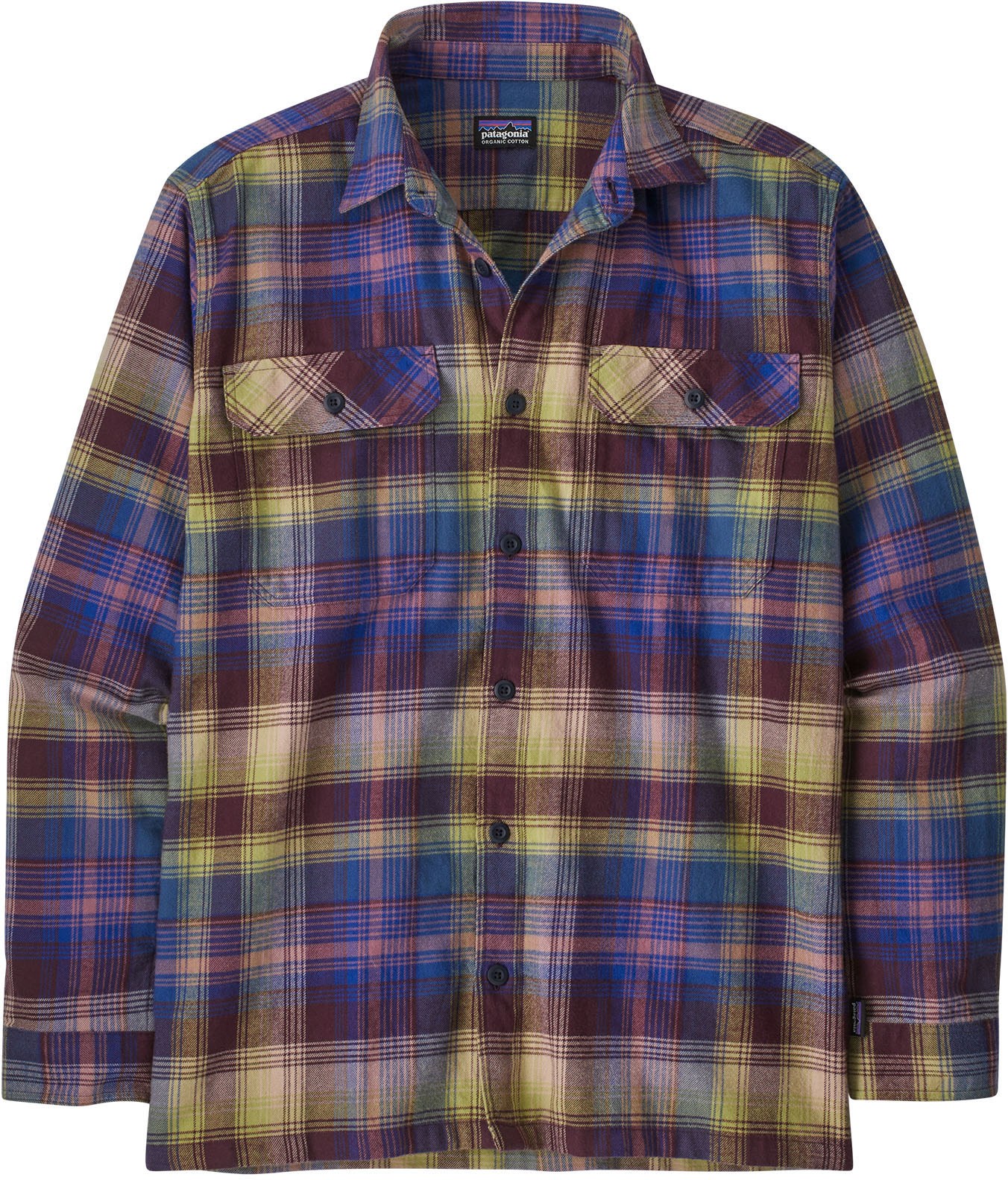Фланелевая рубашка средней плотности Fjord с длинными рукавами — мужская Patagonia, фиолетовый цена и фото
