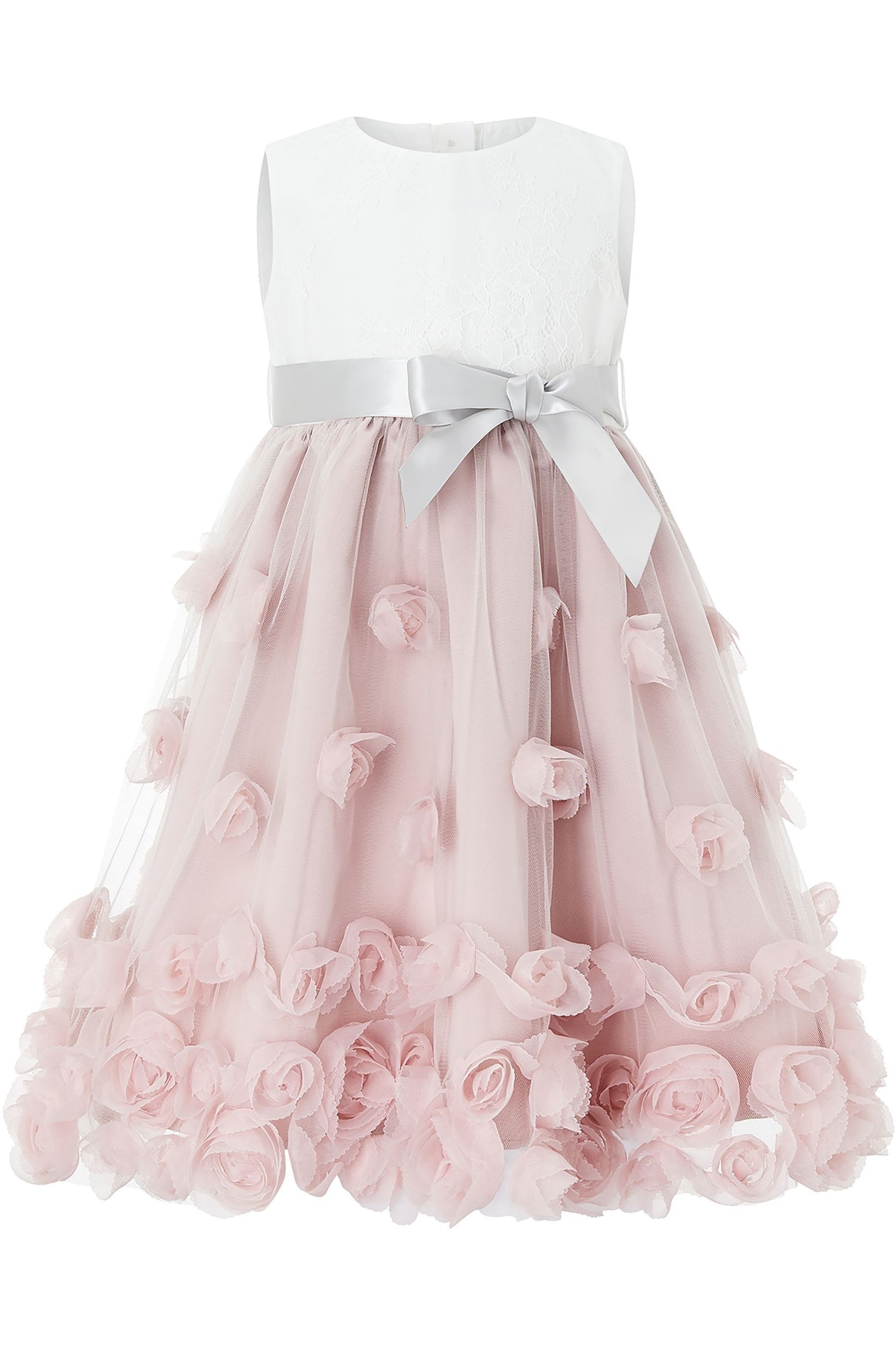 цена Ianthe розовое детское платье Monsoon, розовый