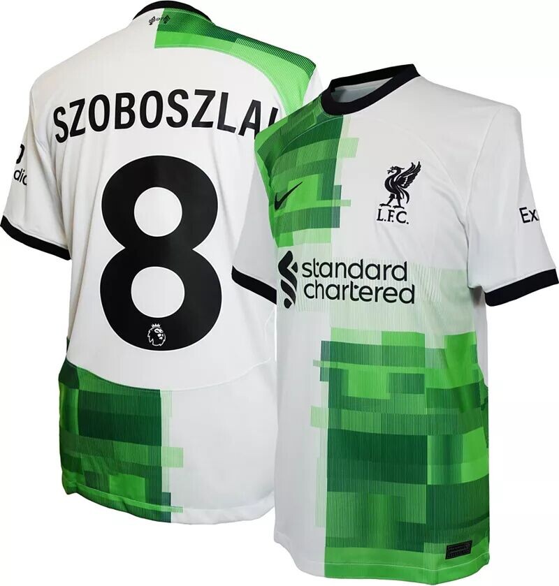 

Реплика Nike Liverpool FC Dominik Szoboszlai #8 на выезде
