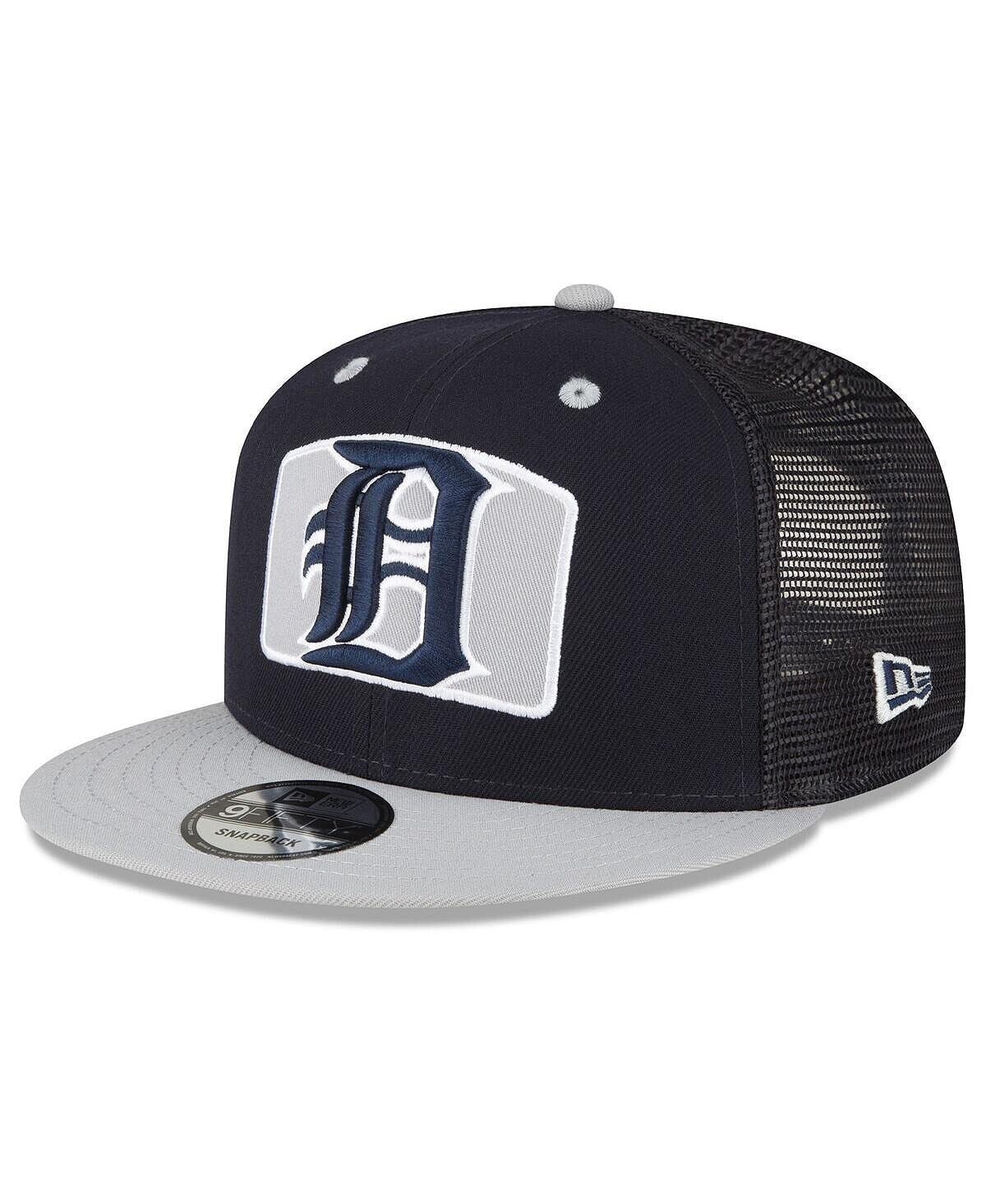 

Мужская темно-серая кепка с логотипом Detroit Tigers Zoom Trucker 9FIFTY Snapback New Era