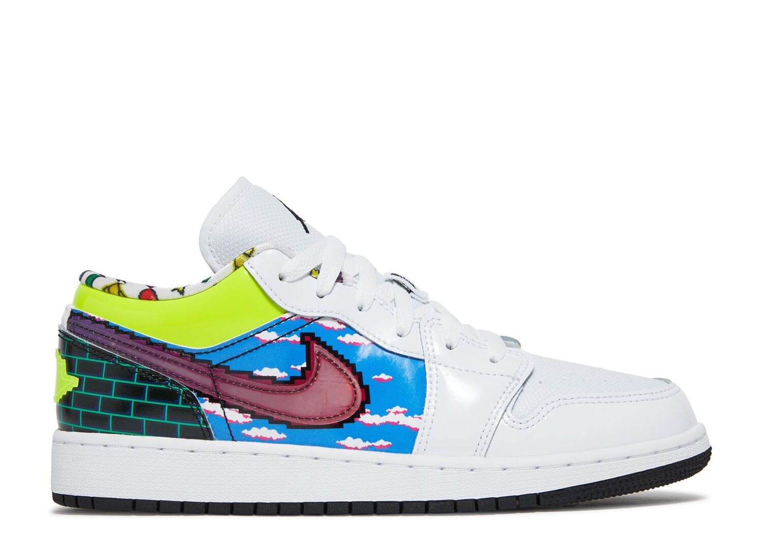 

Кроссовки Air Jordan Air Jordan 1 Low Gs 'Old School Gaming', белый