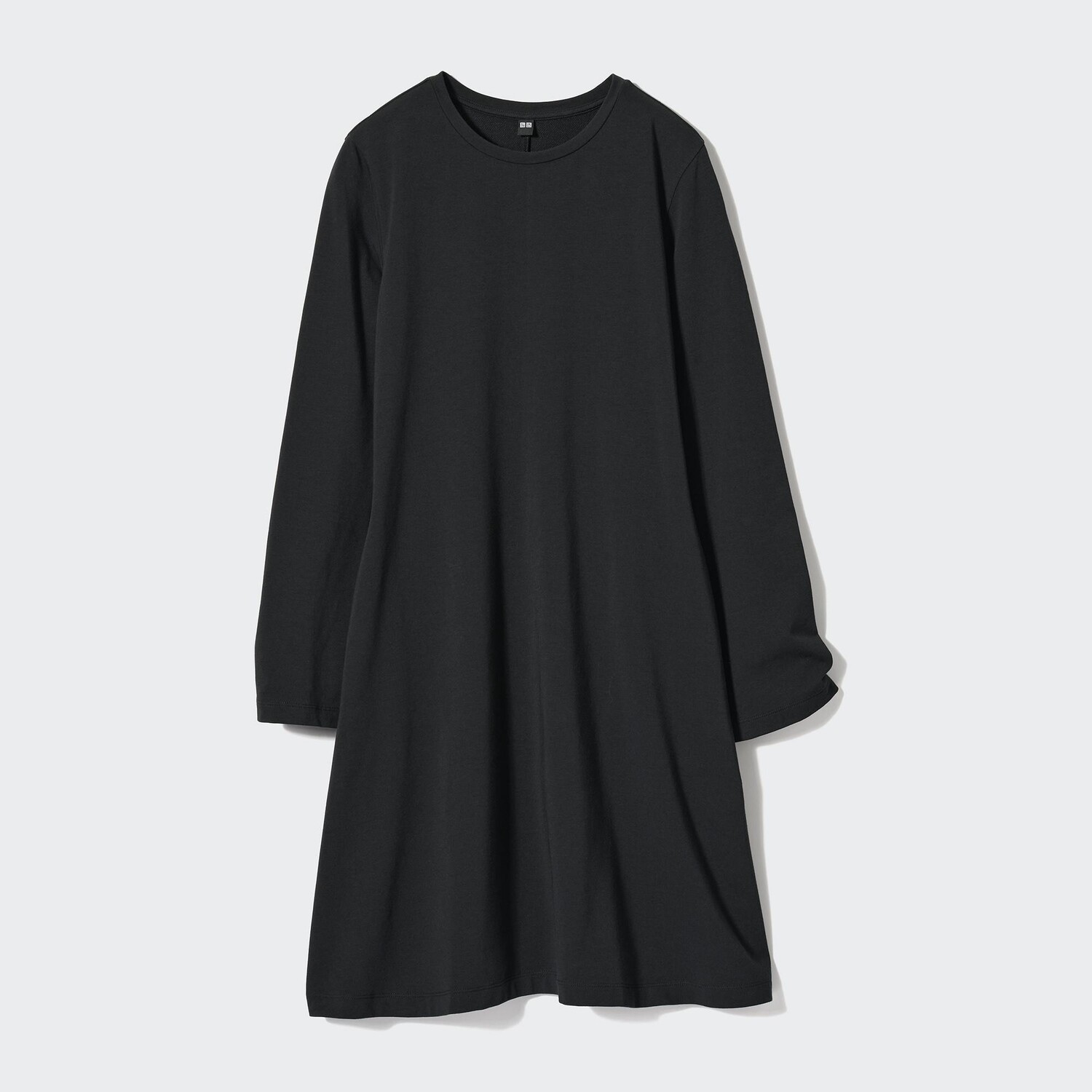 

Мини-платье Uniqlo из смешанного хлопка, черный