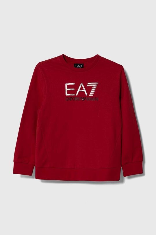 

Детская толстовка EA7 Emporio Armani, красный