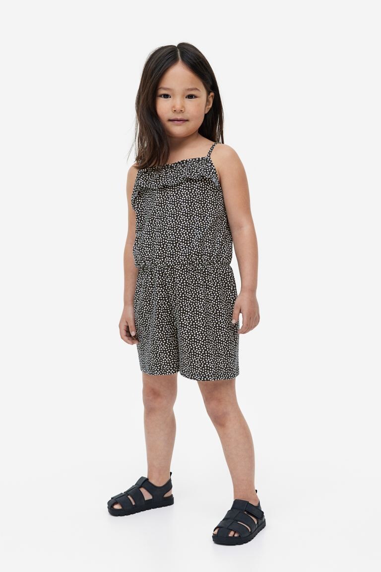 

Комбинезон с узором и рюшами H&M
