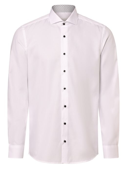 

Негладкая рубашка Eterna Slim Fit, белый