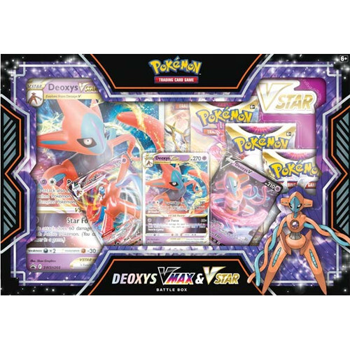 

Карточная игра The Pokemon Company Int'l Pokemon TCG: Deoxys VMAX & VSTAR Battle Box