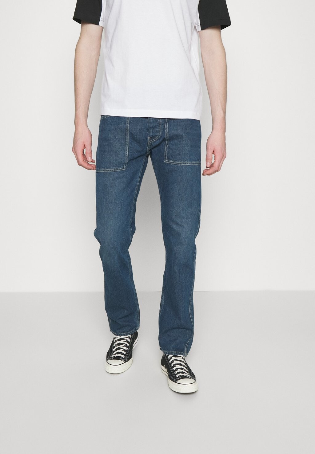 

Джинсы-сигареты Byron Worker Pepe Jeans, цвет denim