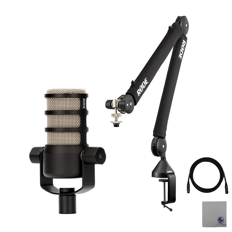 микрофон для подкастов rode podmic gfw mic 0501 xlr cloth Микрофон для подкастов RODE PodMic, PSA1+, XLR, Cloth