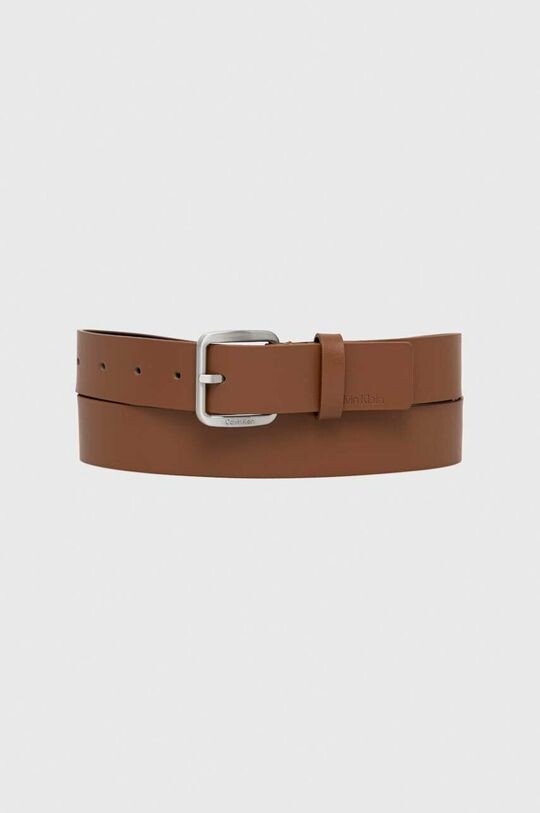 

Кожаный ремень Calvin Klein, коричневый