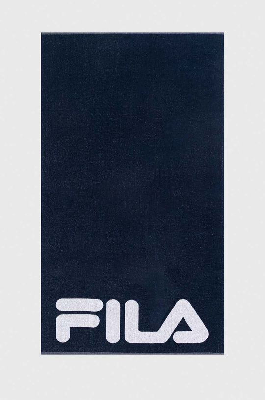 Баласорское полотенце Fila, темно-синий полотенце fila синий размер без размера