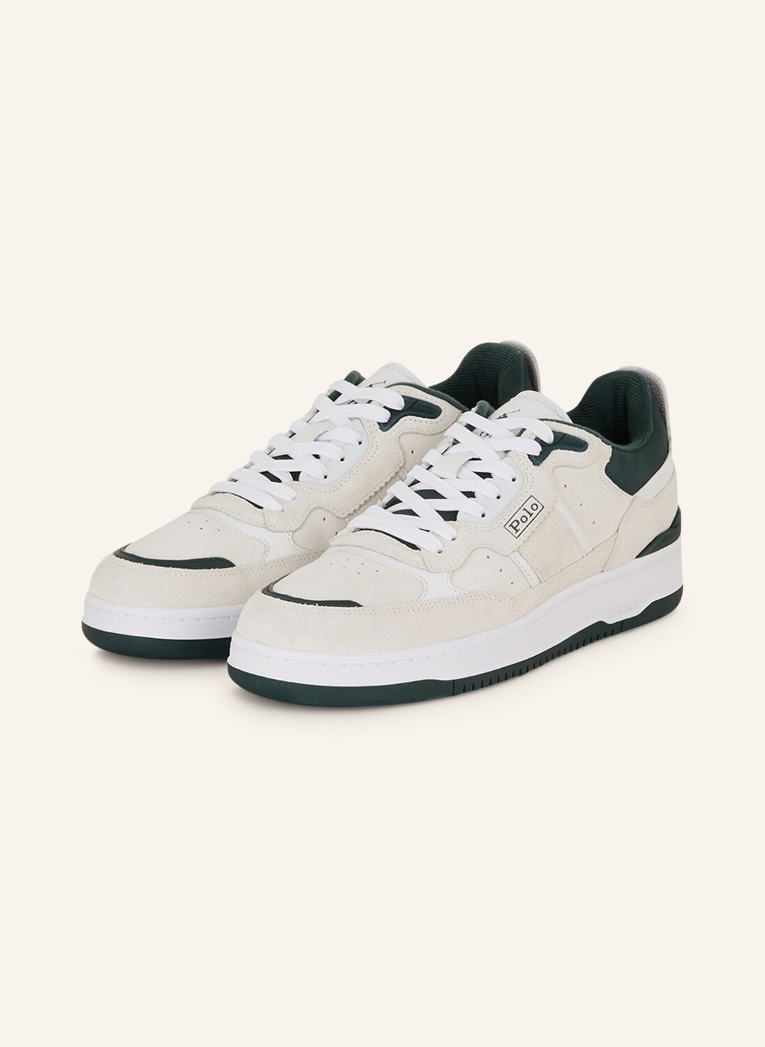 

Кроссовки POLO RALPH LAUREN MASTERS COURT, кремовый