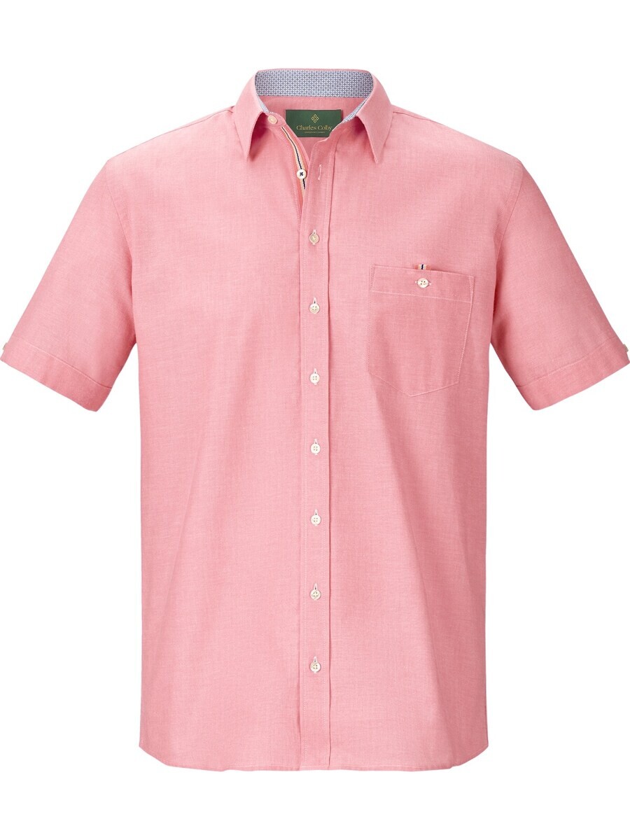 

Рубашка Charles Colby Regular fit Button Up Yven, розовый