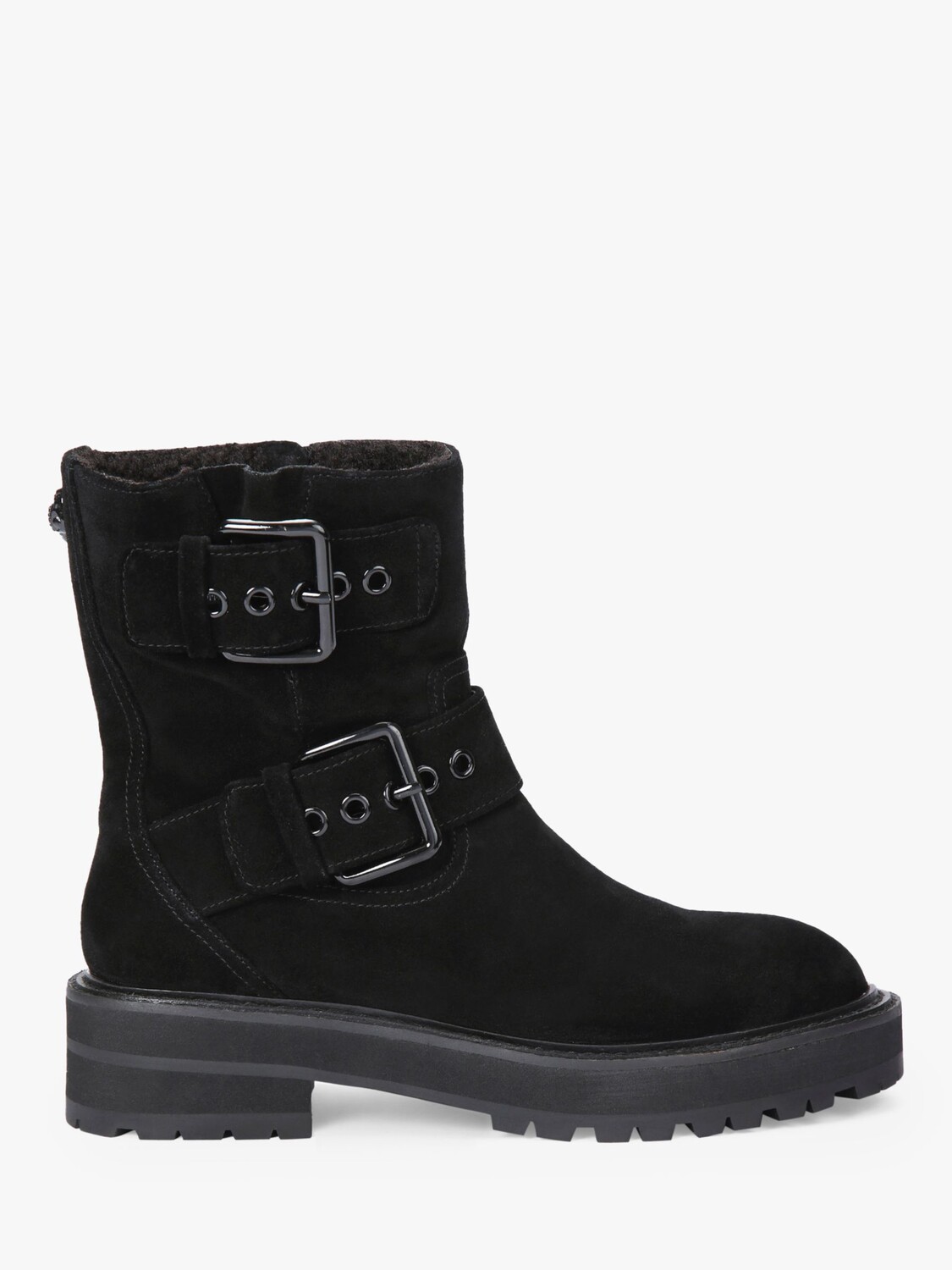 

Замшевые байкерские ботинки Kurt Geiger London Hackney, черные