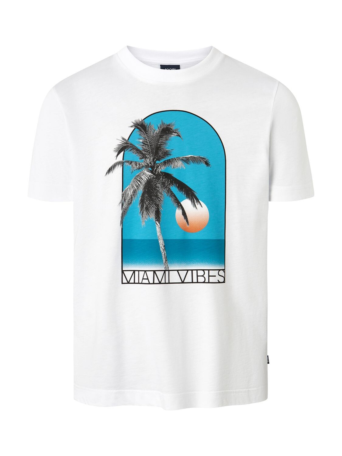

ЙУОП! Футболка с графическим принтом Miami Vibes, белая, Белый